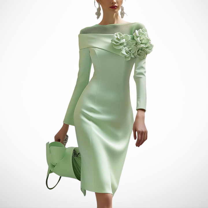Mode Lumiére™| ROBE DE LUXE ÉPAULES DÉNUDÉES