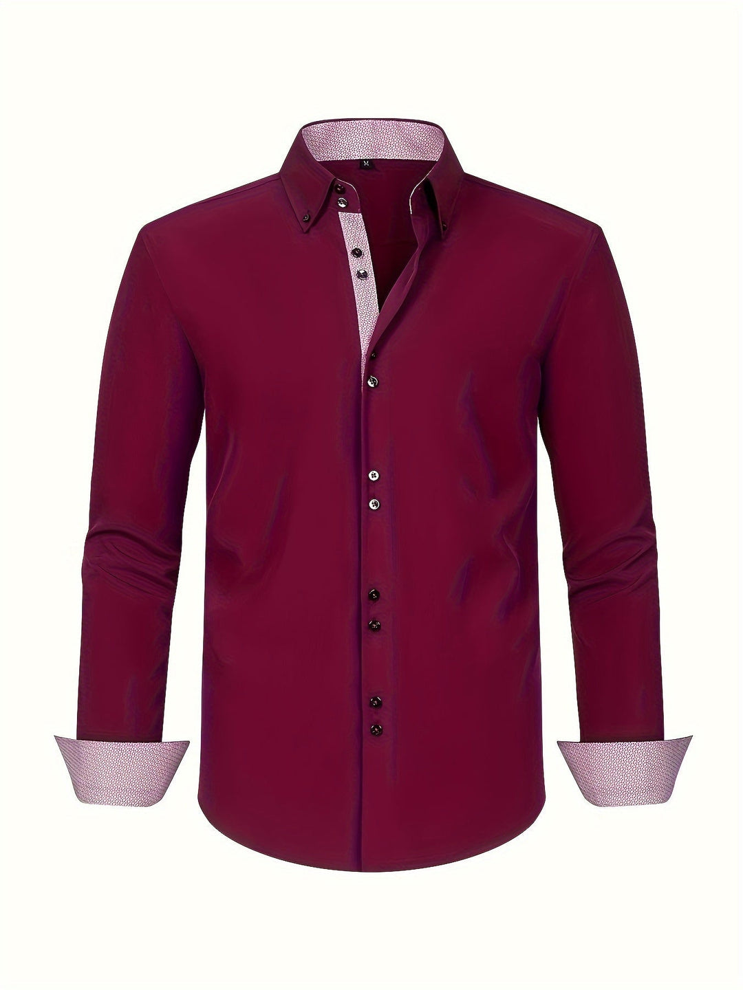 Mode Lumiére™ | CHEMISE ÉLÉGANTE LÉGÈRE AVEC DÉTAILS CONTRASTÉS