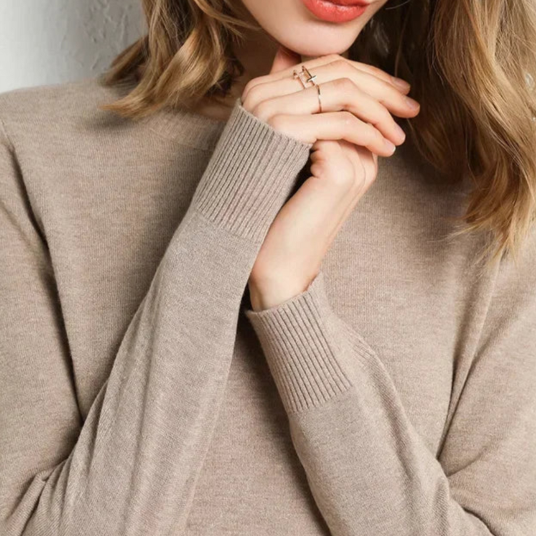 Mode Lumiére™| Pull confort en laine essentiel