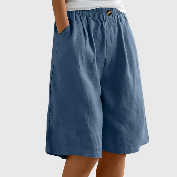 Mode Lumiére™| Shorts Amples Taille Élastique Marie