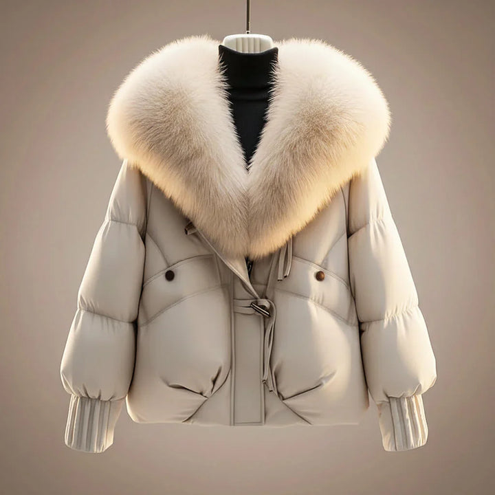 Willow - Manteau Rembourré Col en Fourrure