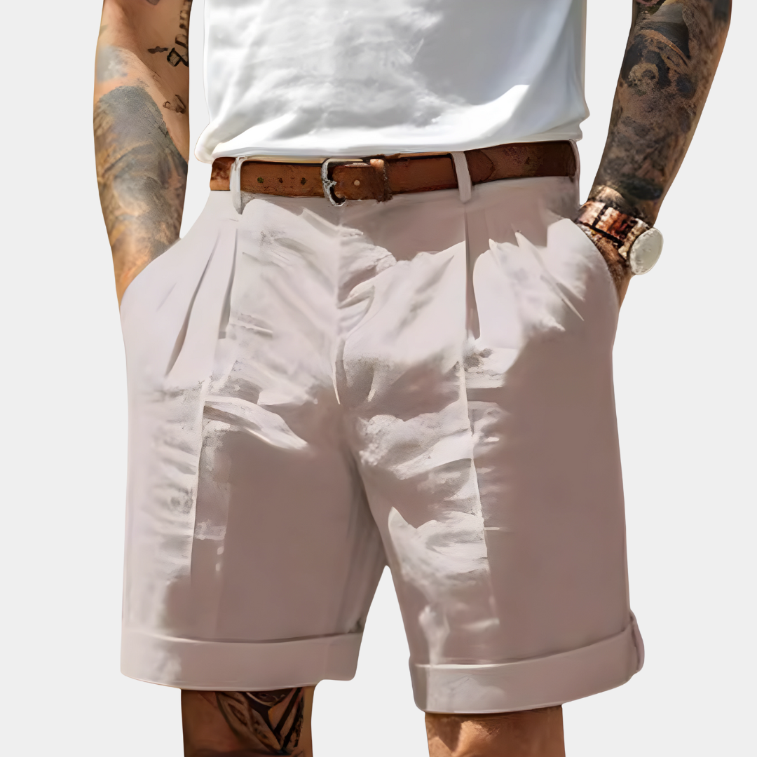 Mode Lumiére™| BERMUDAS ÉLÉGANTS EN COTON RESPIRANT