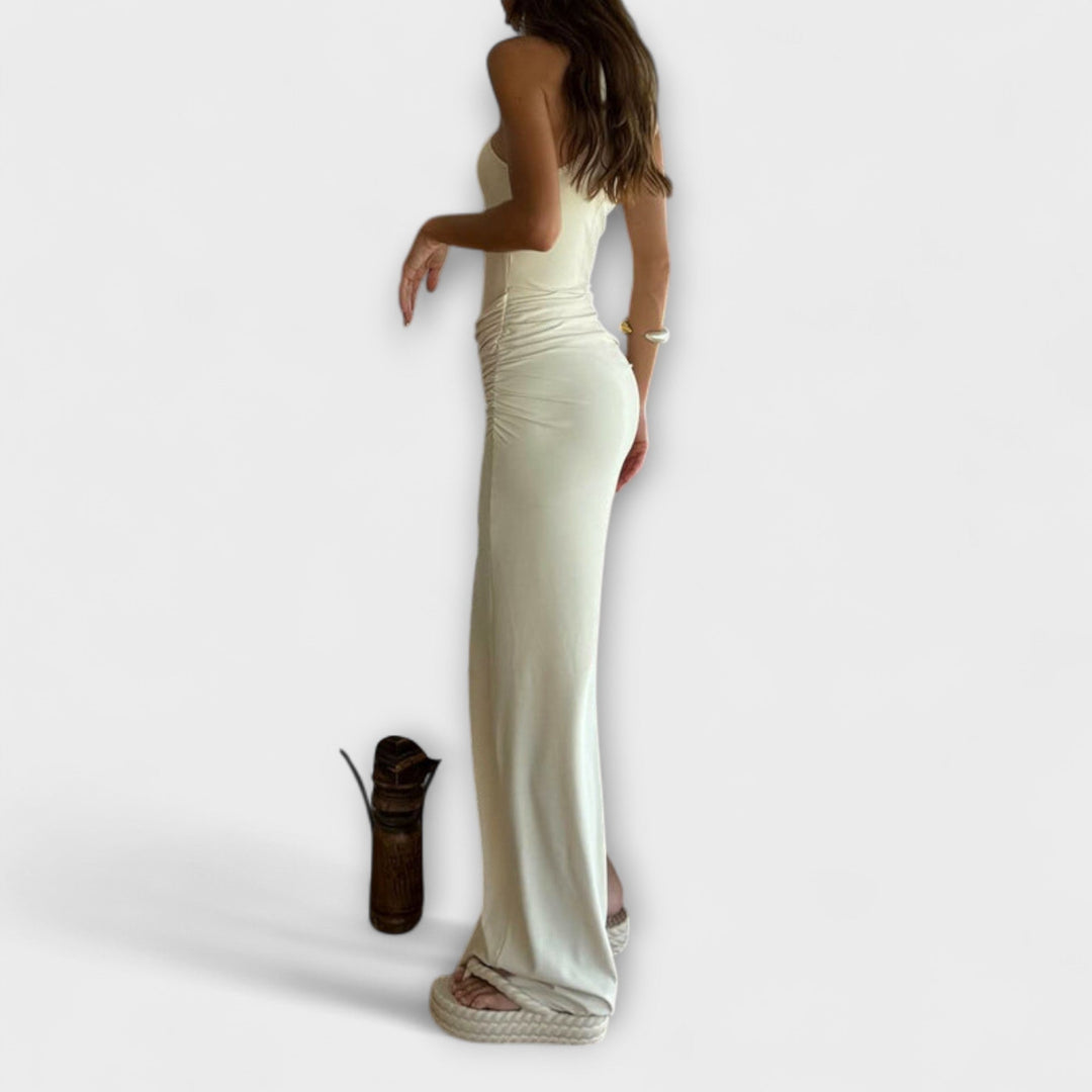 Mode Lumiére™ Minna - Robes sans manches avec décolleté