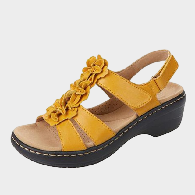 Mode Lumiére™ Sandales Bordo – orthopédiques