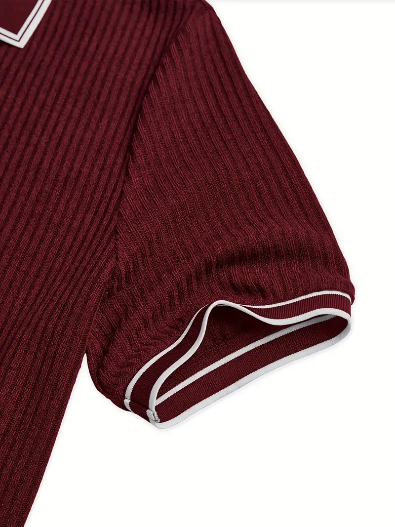 Mode Lumiére™| Polo élégant à manches courtes