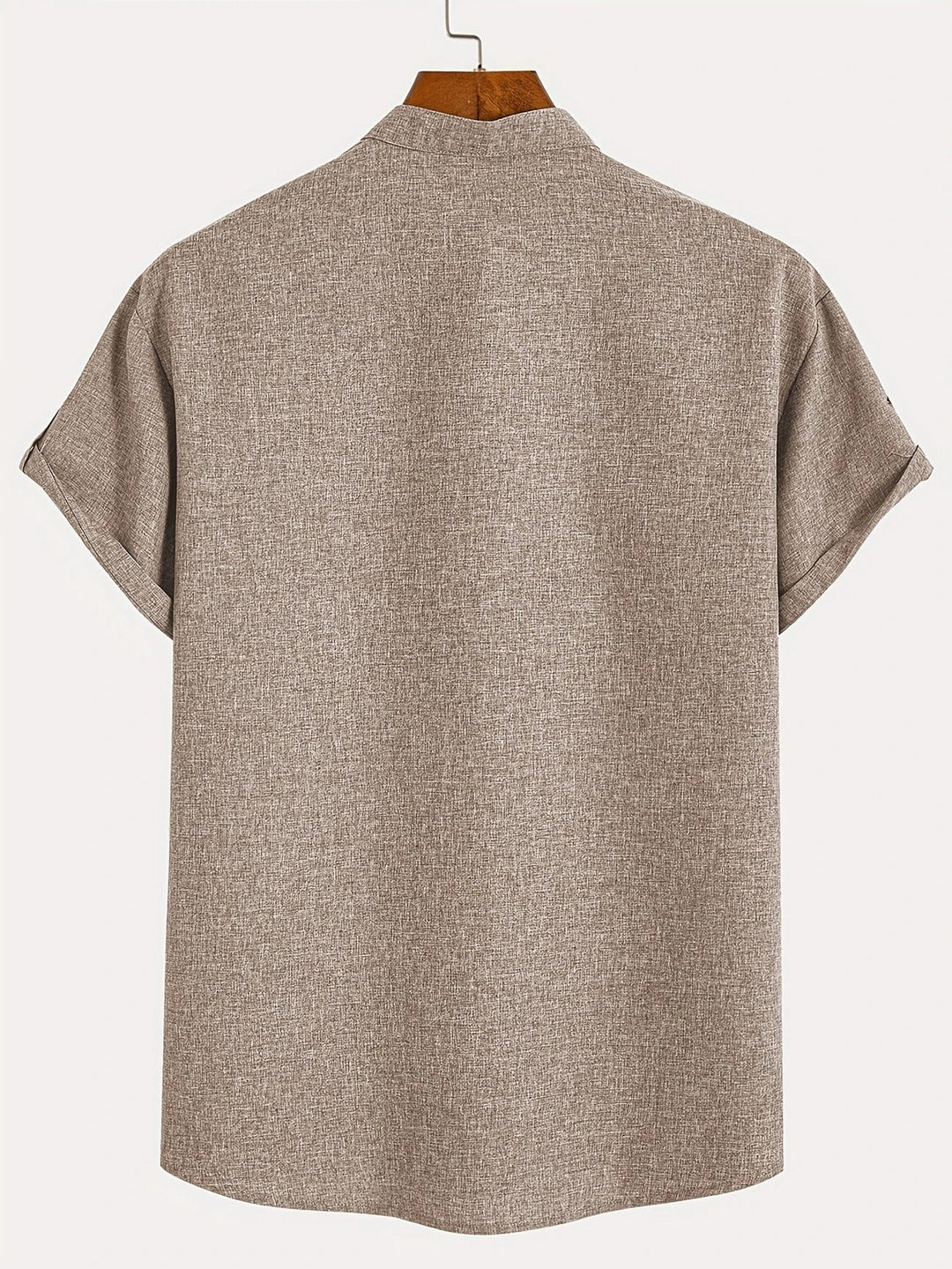 Leblanc™ | Chemise élégante à manches courtes et col montant