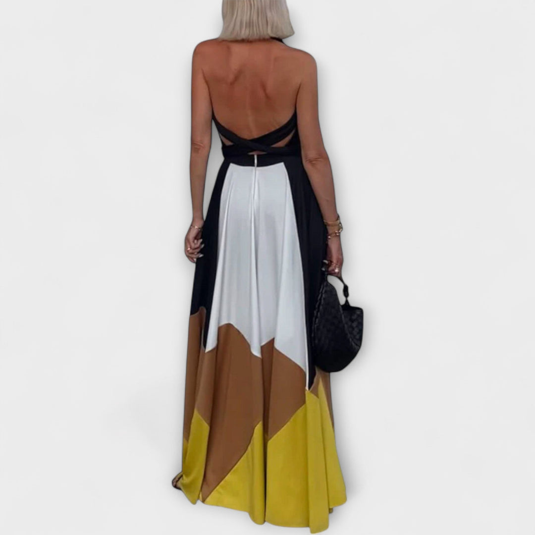 Nava - Robe longue à dos nu