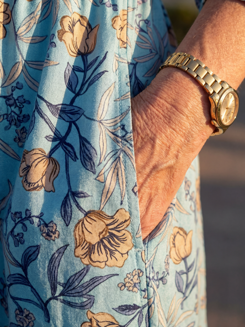 Halia | Robe Midi à Fleurs Gather