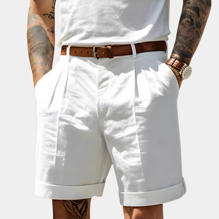 Mode Lumiére™| BERMUDAS ÉLÉGANTS EN COTON RESPIRANT