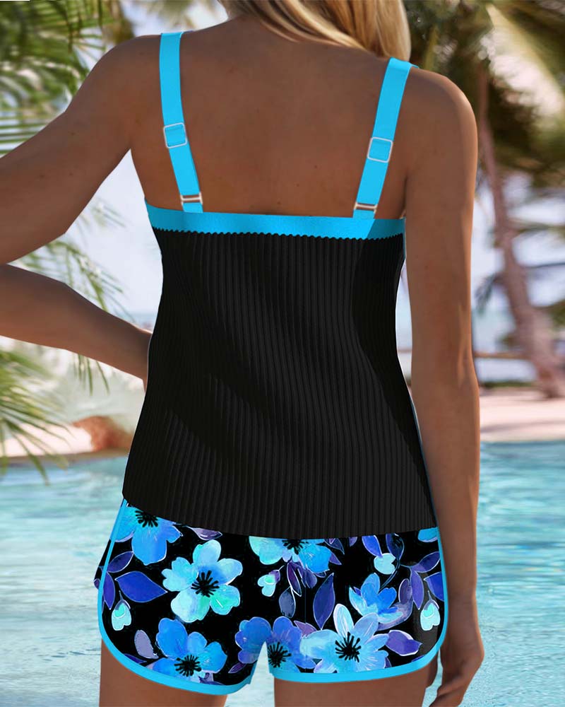 Mode Lumiére™ | Tankini Féminin Glamour Bianca