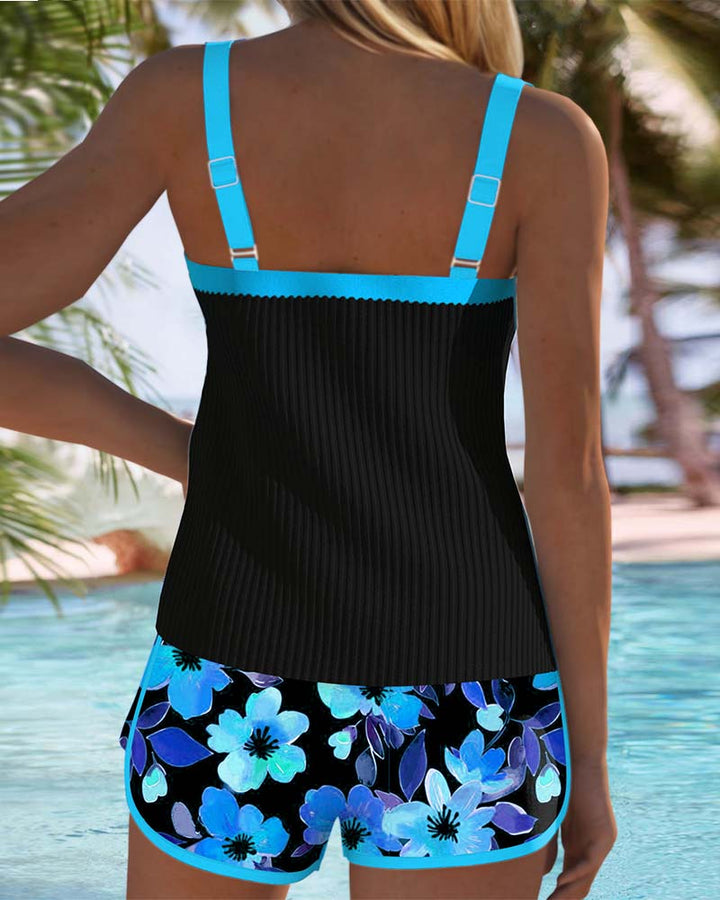 Mode Lumiére™ | Tankini Féminin Glamour Bianca