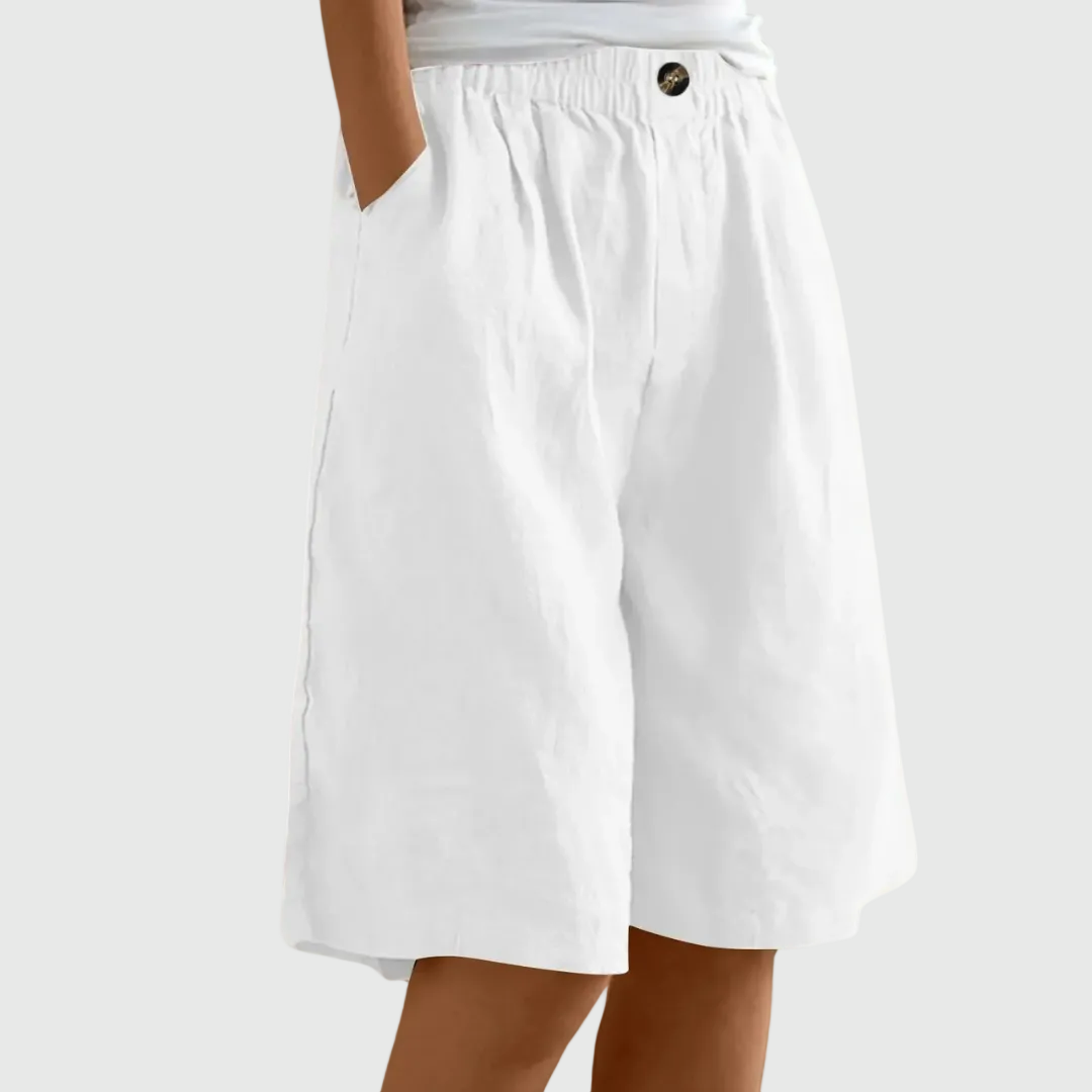 Mode Lumiére™| Shorts Amples Taille Élastique Marie