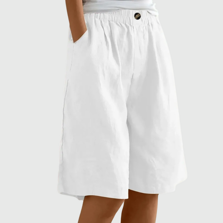 Mode Lumiére™| Shorts Amples Taille Élastique Marie