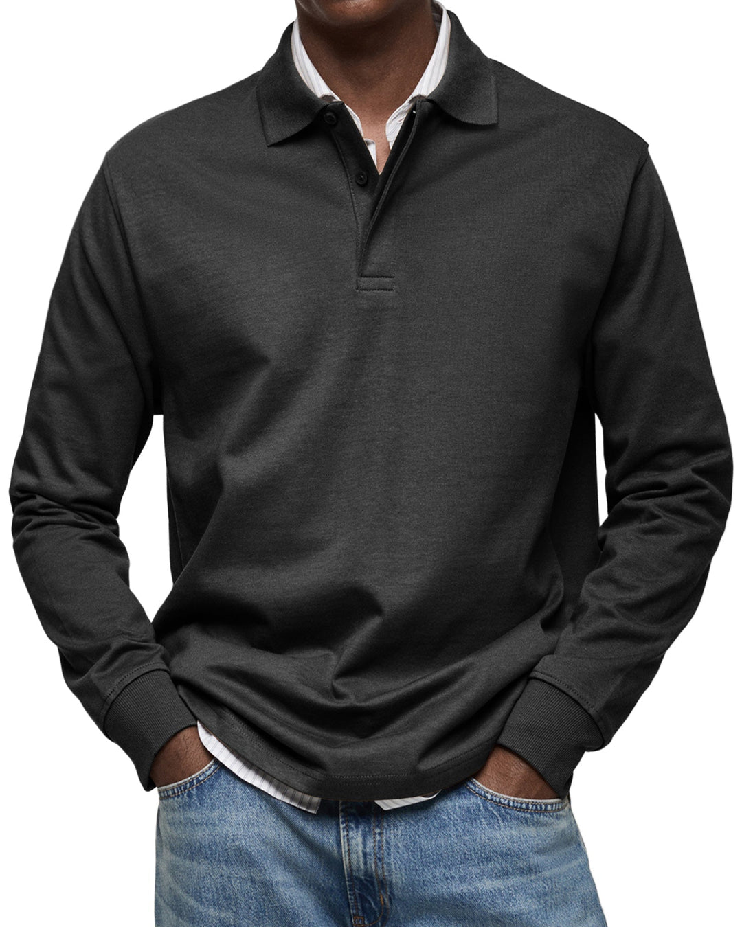 Mode Lumiére™ | Polo de luxe à manches longues