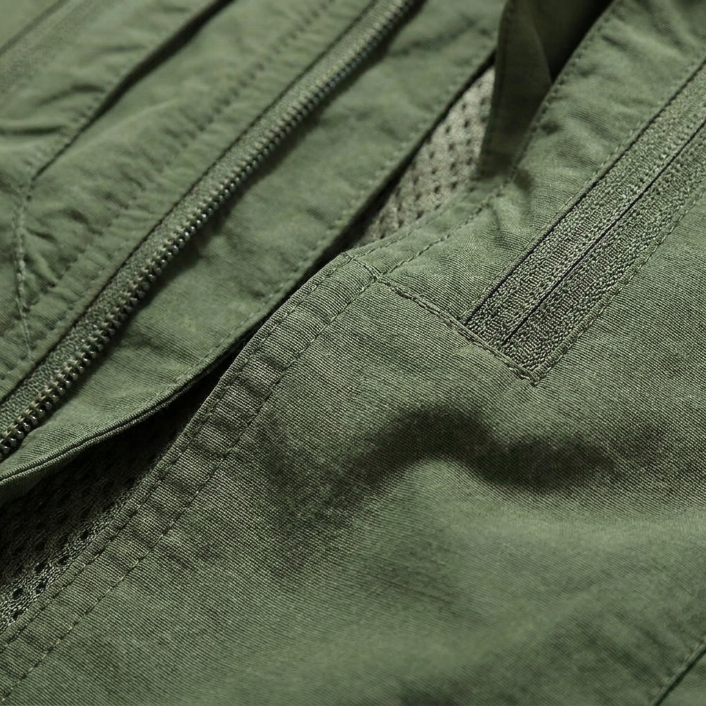 LAURENT MONACO | VESTE UTILE ZIPPÉE POUR HOMMES