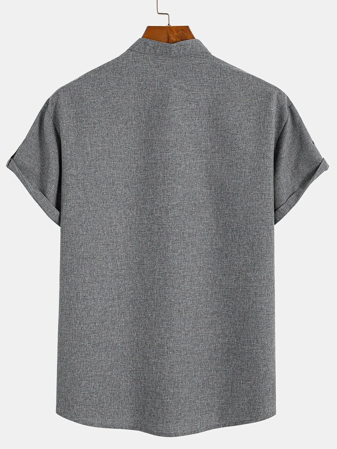 Leblanc™ | Chemise élégante à manches courtes et col montant