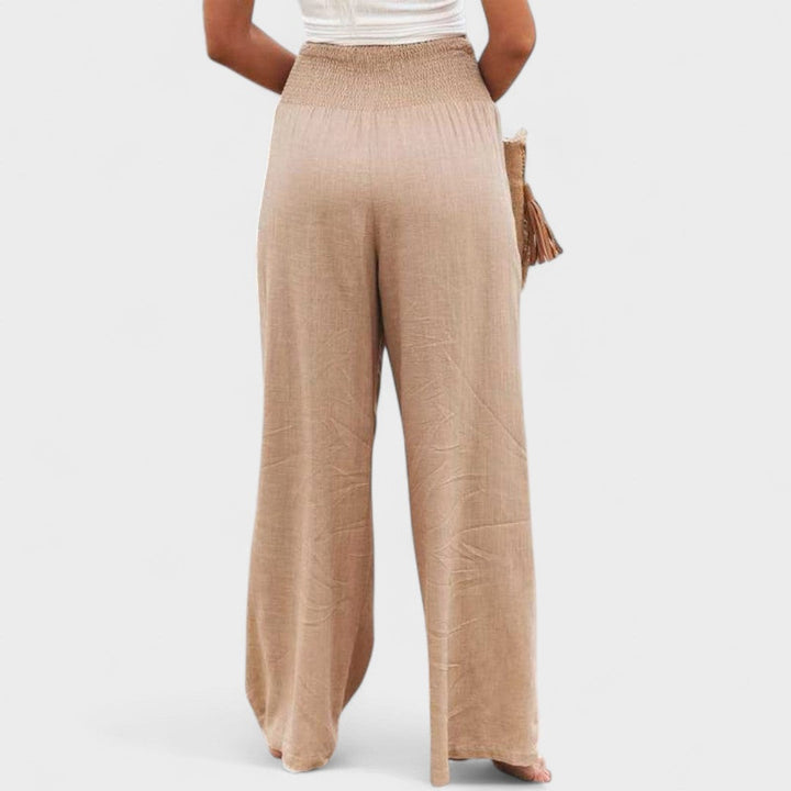 Susana | Pantalons Amples en Coton et Lin