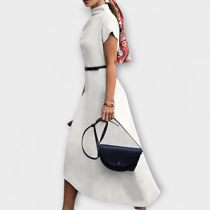 Amelia - Robe de ville asymétrique