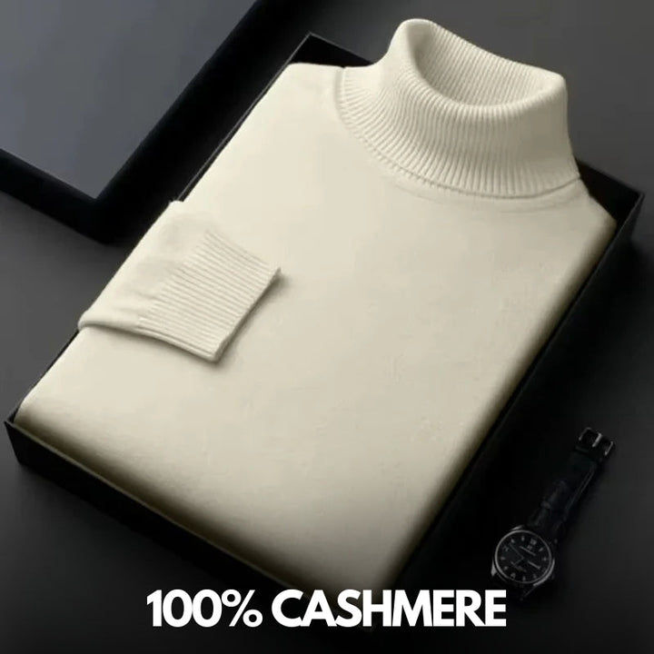 Velinor | Pull en cachemire avec col en maille