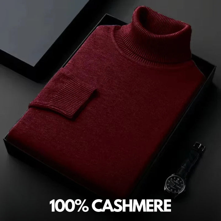 Velinor | Pull en cachemire avec col en maille