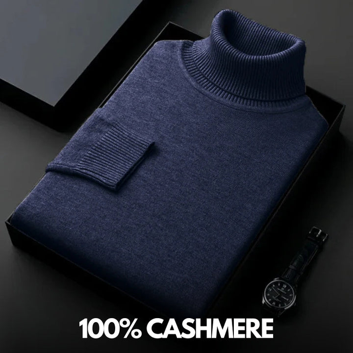 Velinor | Pull en cachemire avec col en maille