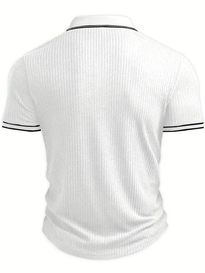 Mode Lumiére™| Polo élégant à manches courtes