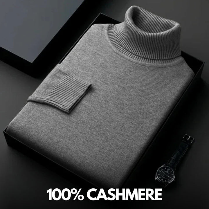 Velinor | Pull en cachemire avec col en maille