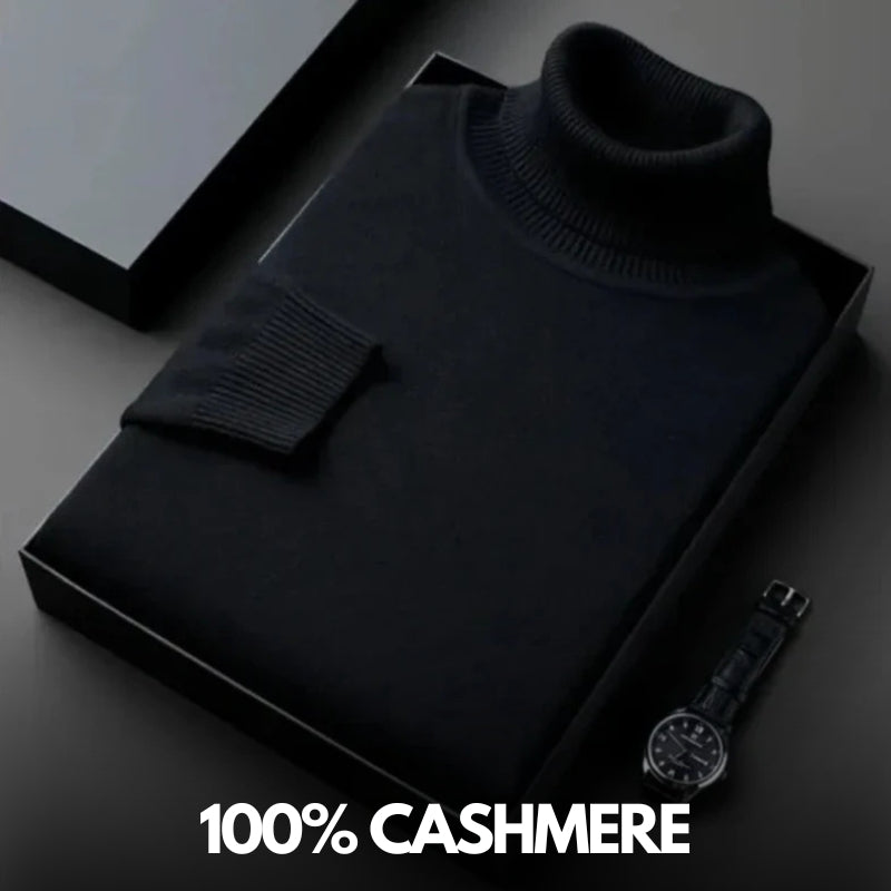 Velinor | Pull en cachemire avec col en maille