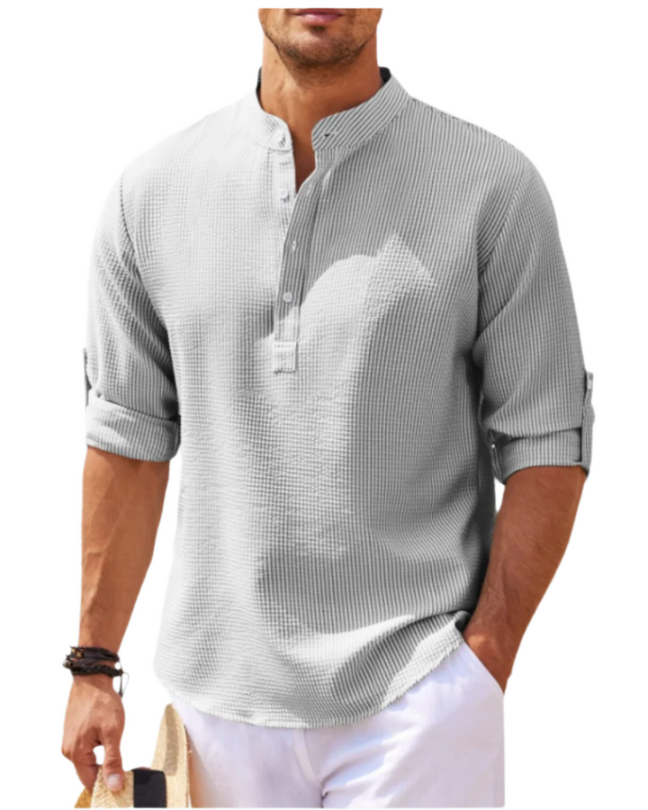 Mode Lumiére ™Long Sleeved Polo Shirt