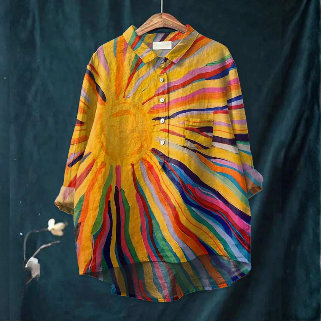 Mode Lumiére™ | Chemise Élégante à Motif Marguax