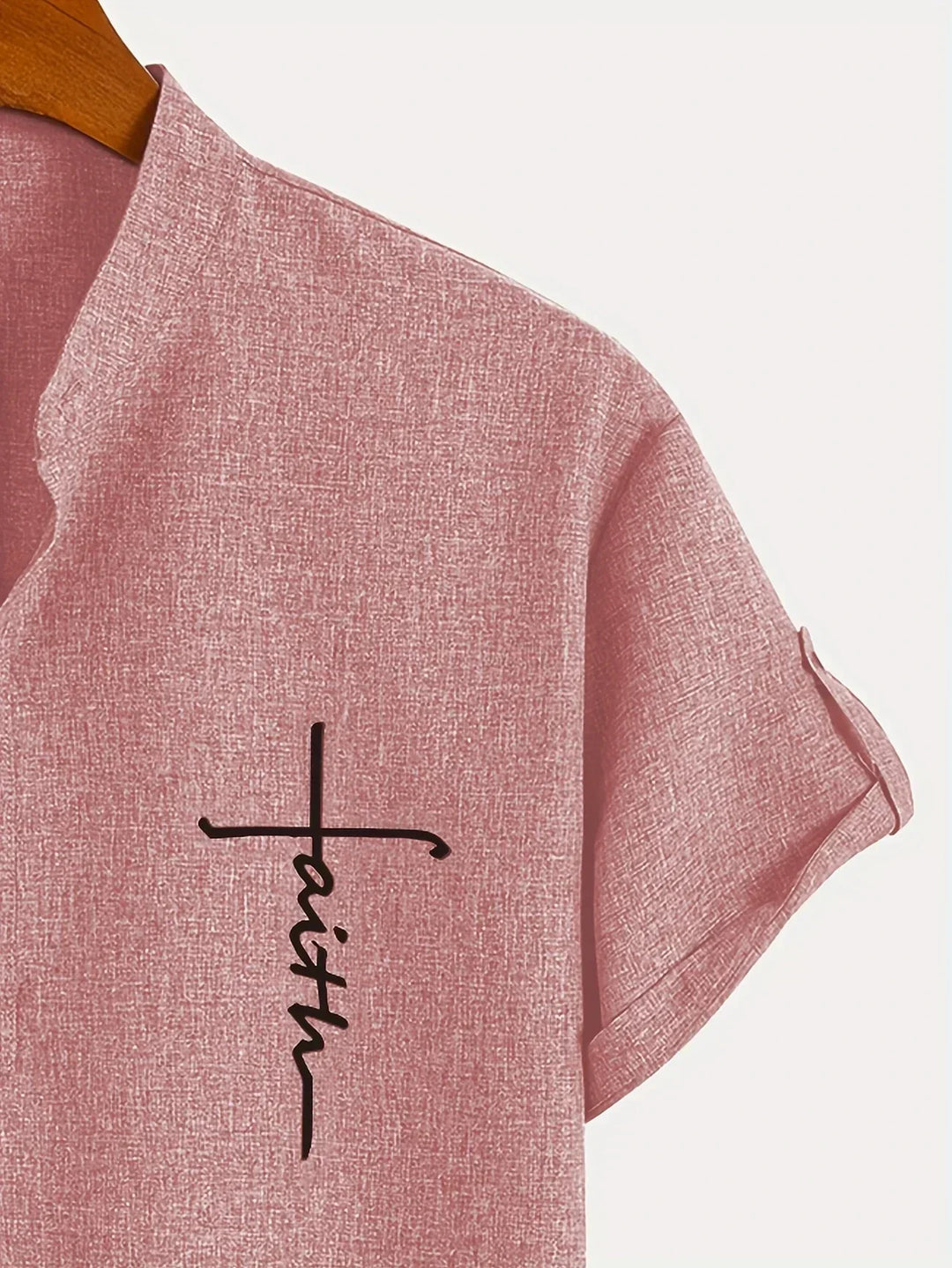 Leblanc™ | Chemise élégante à manches courtes et col montant
