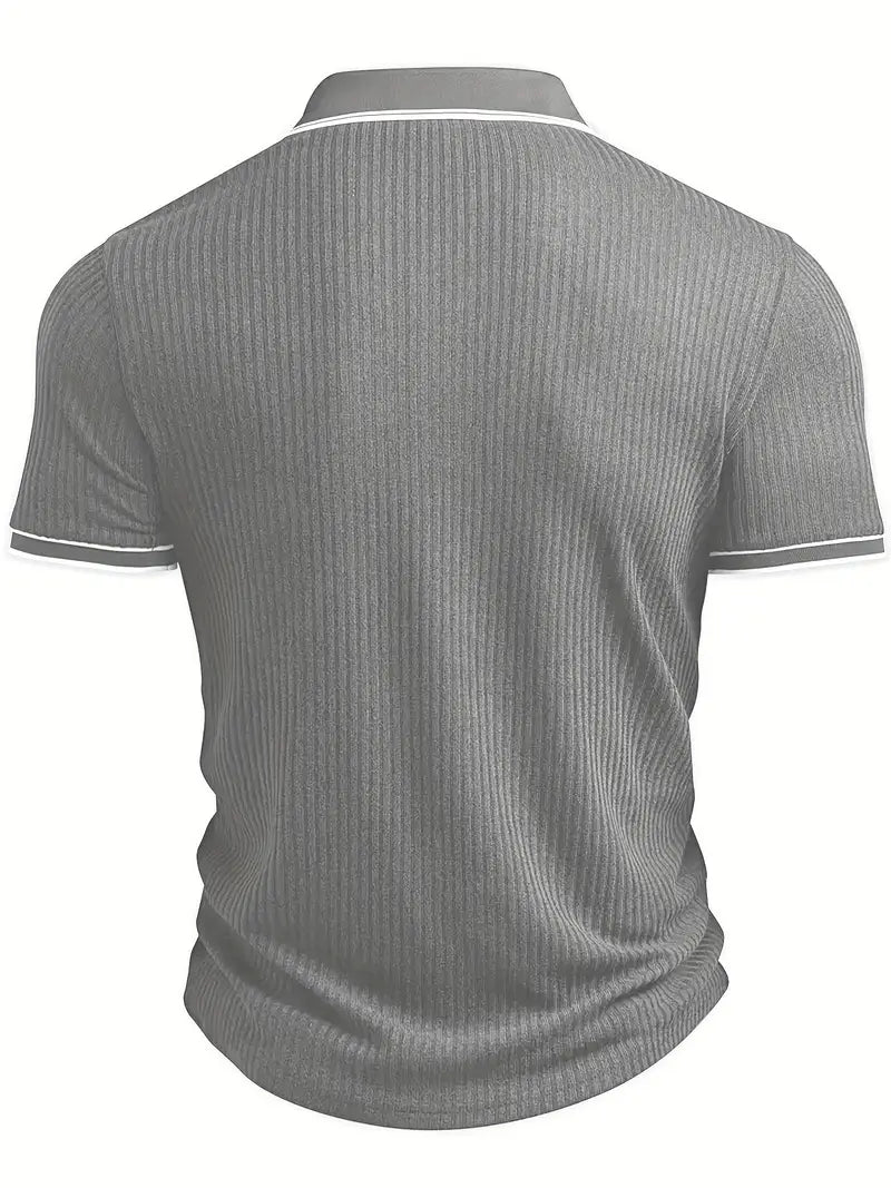 Mode Lumiére™| Polo élégant à manches courtes