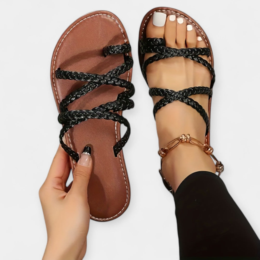 Mode Lumiére™ Sandales Décontractées pour Jours Chauds