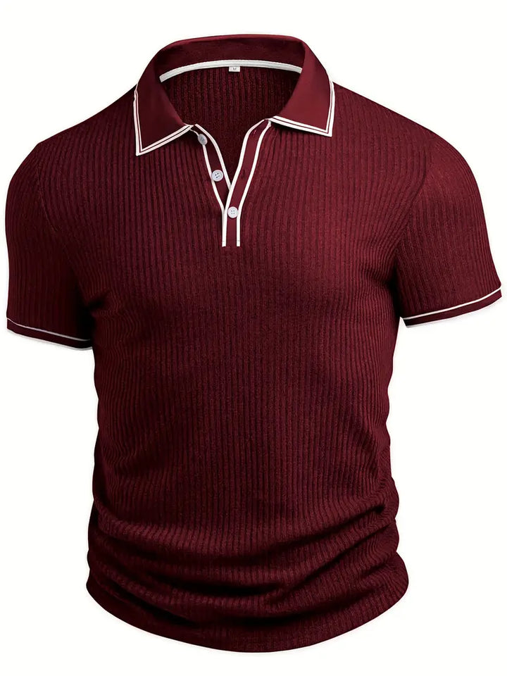 Mode Lumiére™| Polo élégant à manches courtes