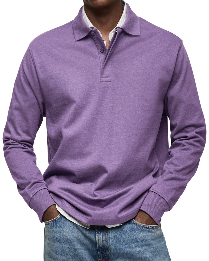 Mode Lumiére™ | Polo de luxe à manches longues