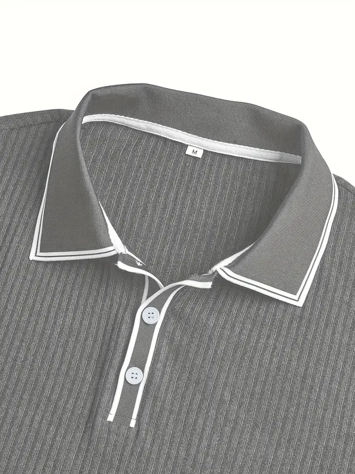 Mode Lumiére™| Polo élégant à manches courtes