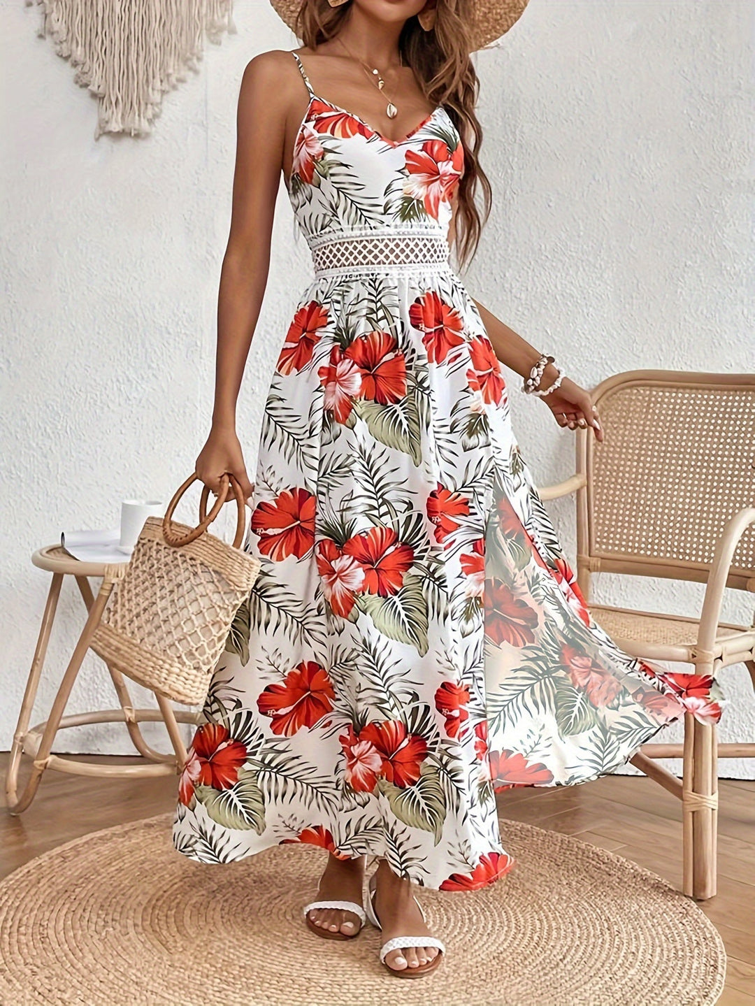 Mode Lumiére™ | Robe Bohème Fleurie Inès