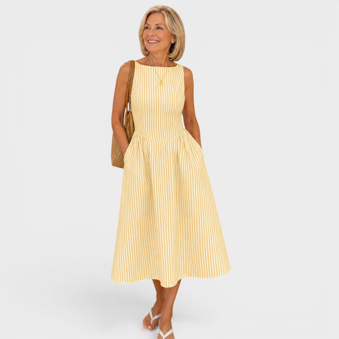 Denise | Robe longue fluide élégante