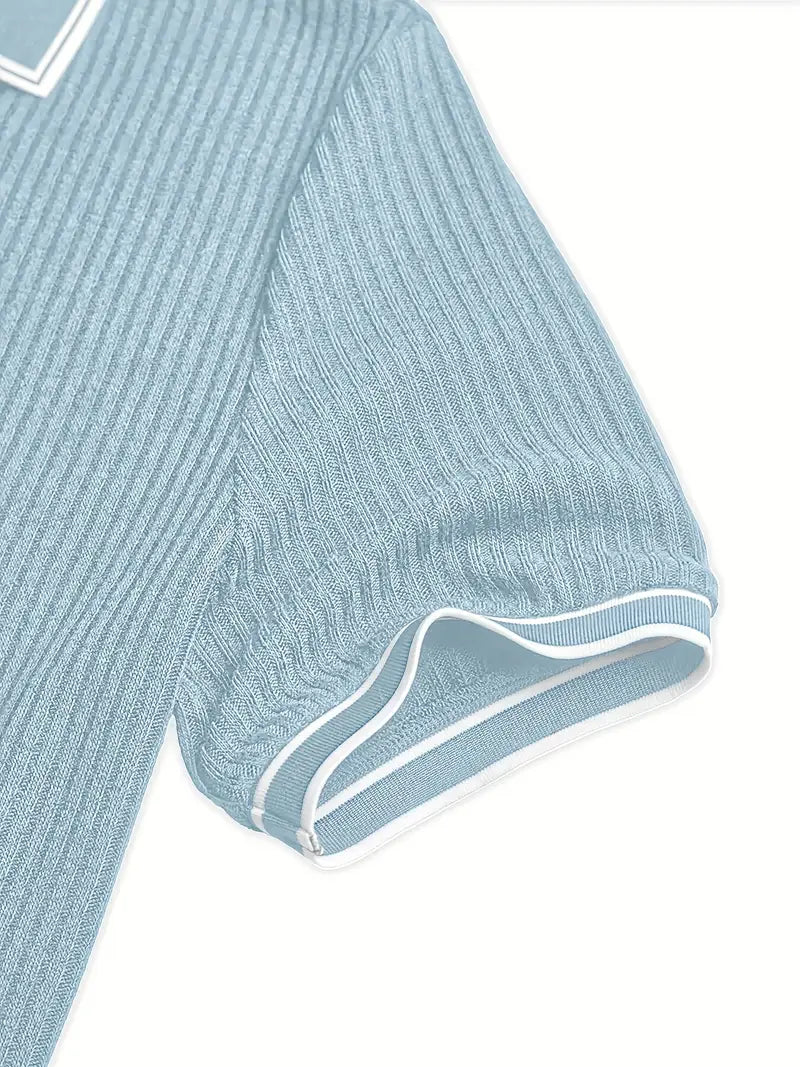 Mode Lumiére™| Polo élégant à manches courtes
