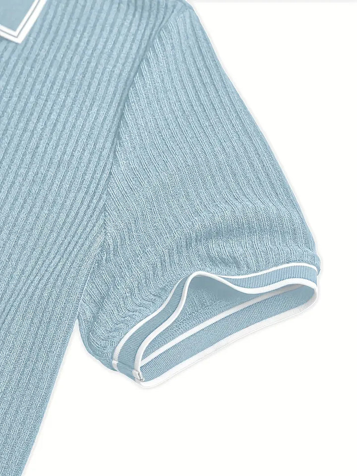 Mode Lumiére™| Polo élégant à manches courtes