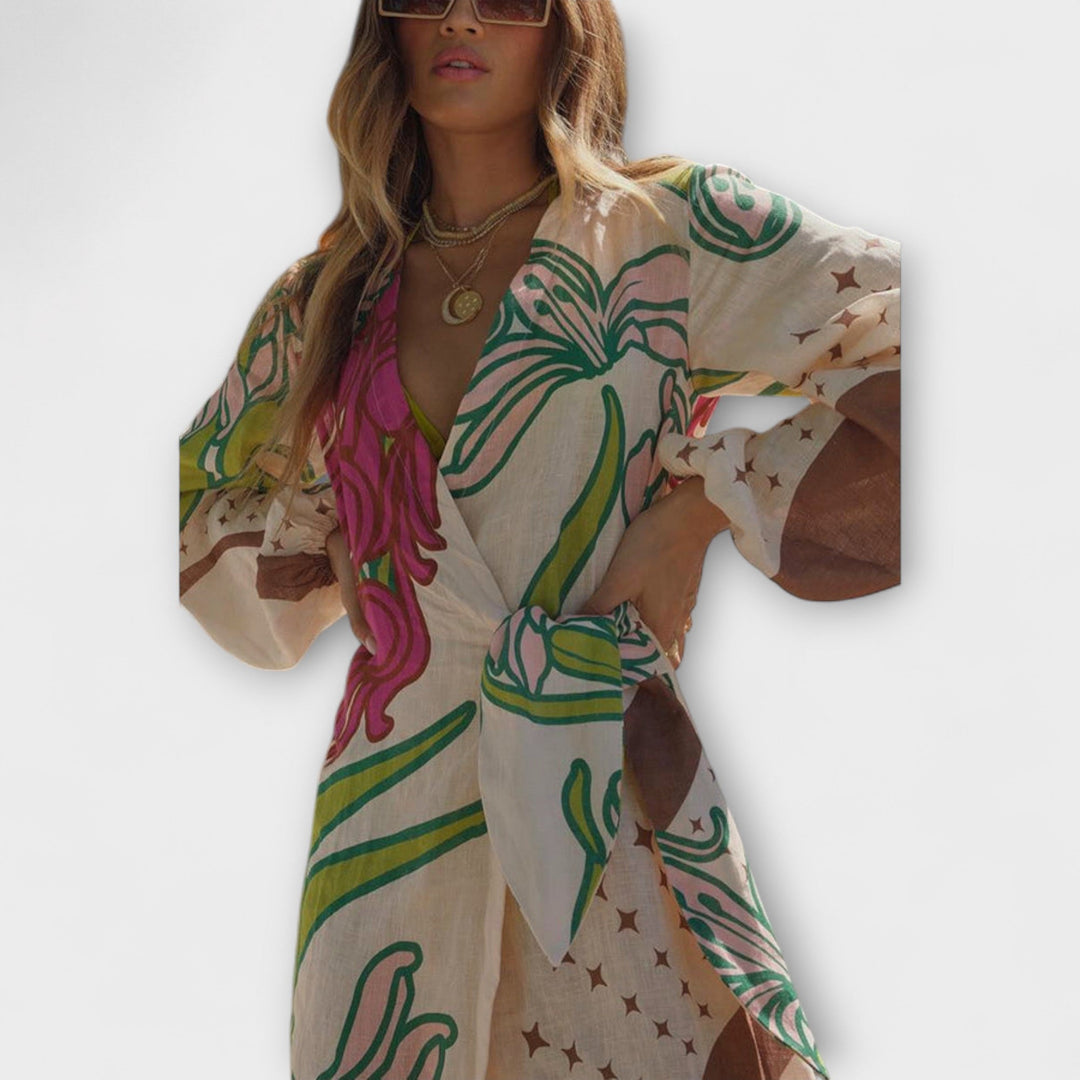 Tracey - Robe maxi avec lien