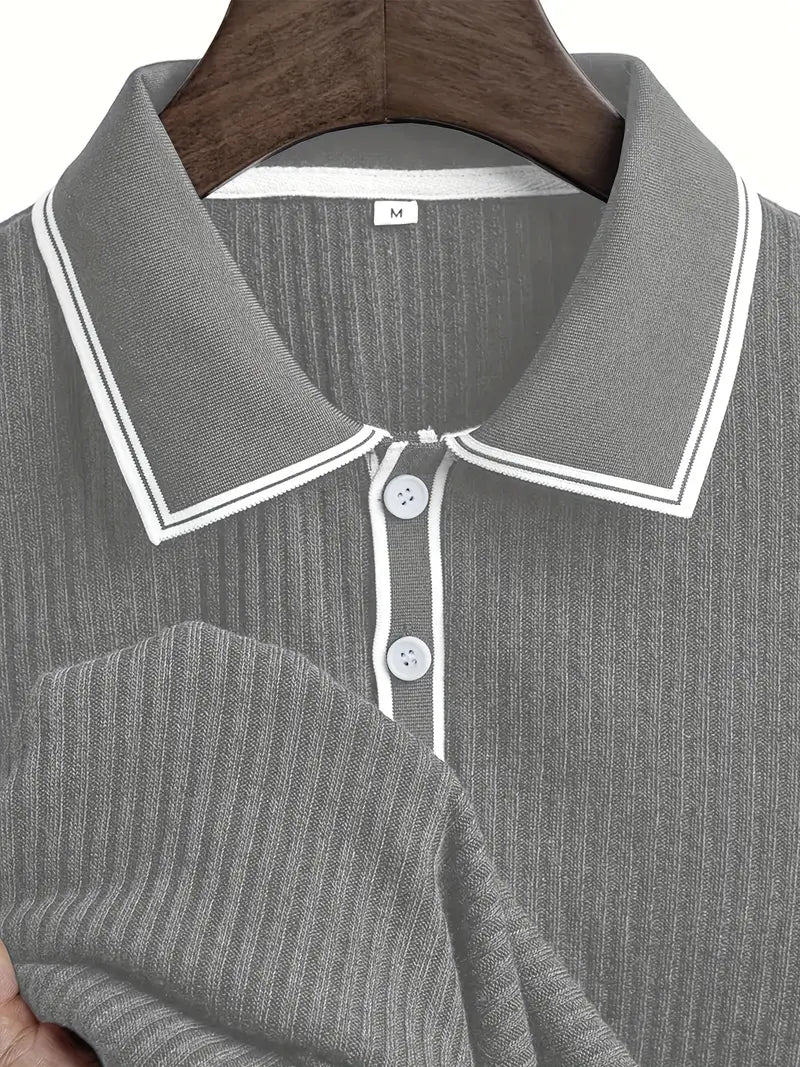 Mode Lumiére™| Polo élégant à manches courtes