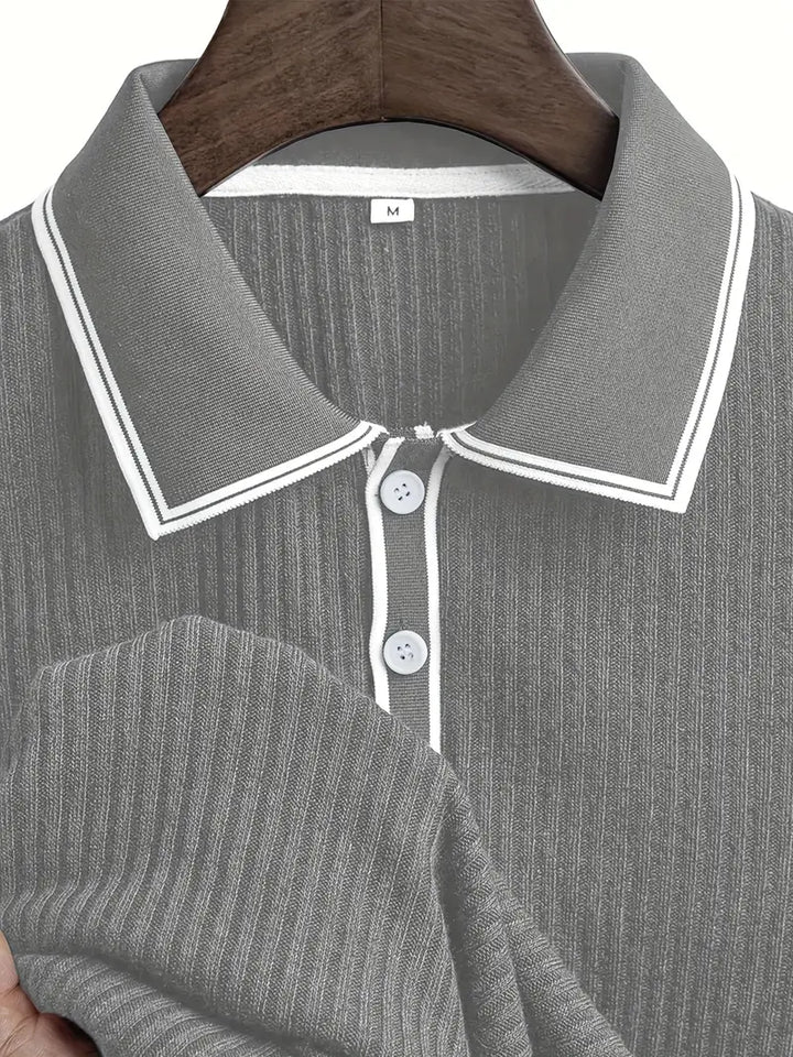 Mode Lumiére™| Polo élégant à manches courtes