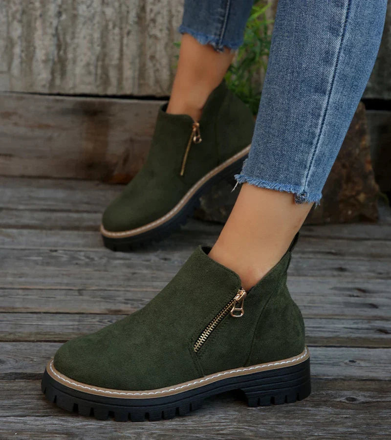 Mode Lumiére™ | Bottines Tendance Élégantes Jade