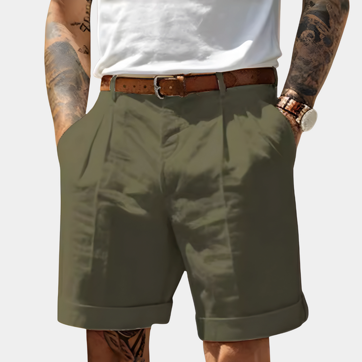 Mode Lumiére™| BERMUDAS ÉLÉGANTS EN COTON RESPIRANT