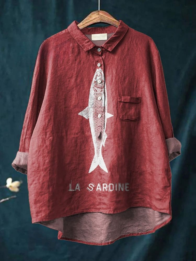 Mode Lumiére™| Chemise Élégante à Motif Adèle