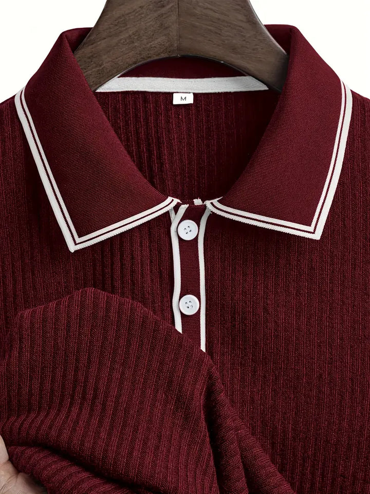 Mode Lumiére™| Polo élégant à manches courtes
