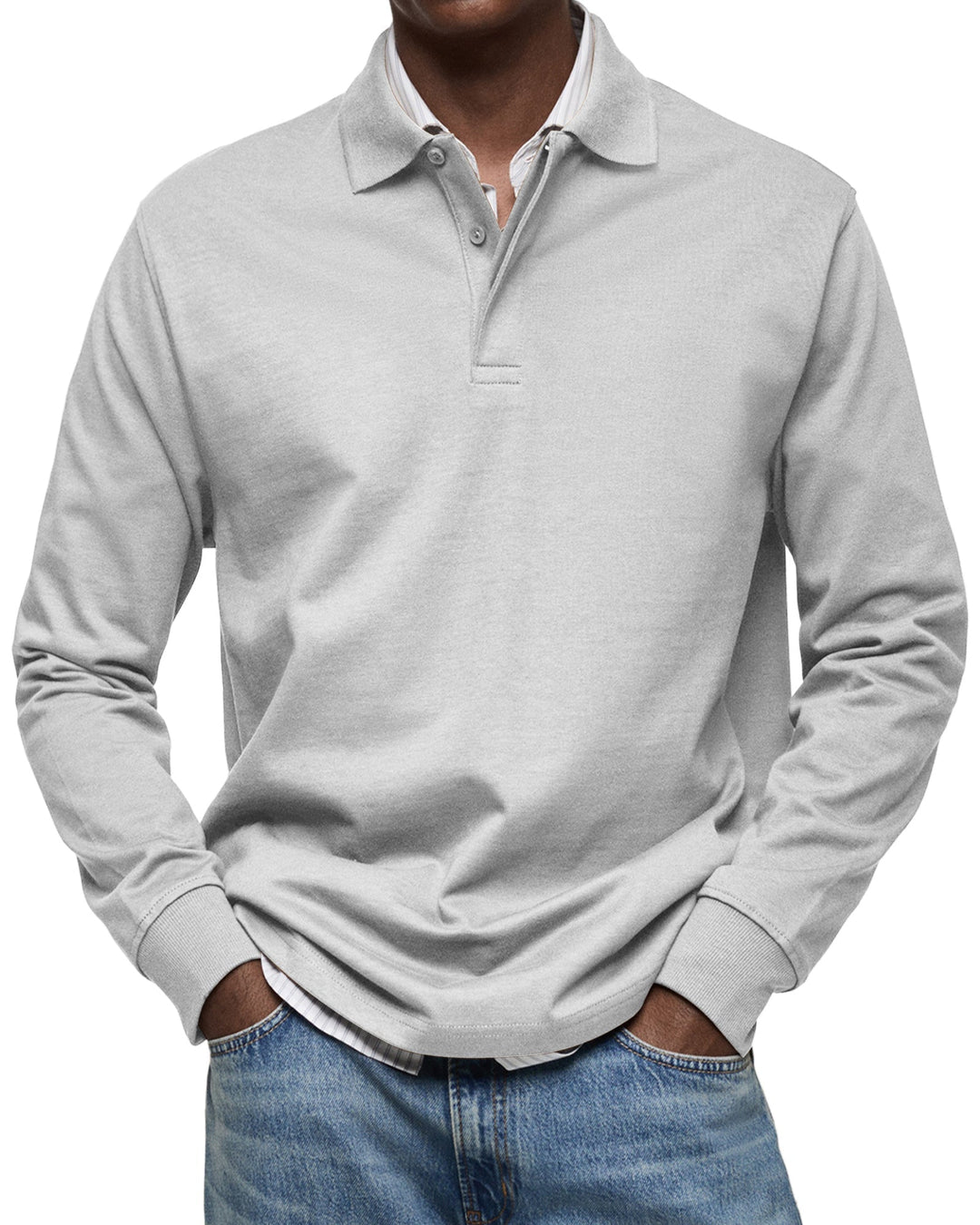 Mode Lumiére™ | Polo de luxe à manches longues