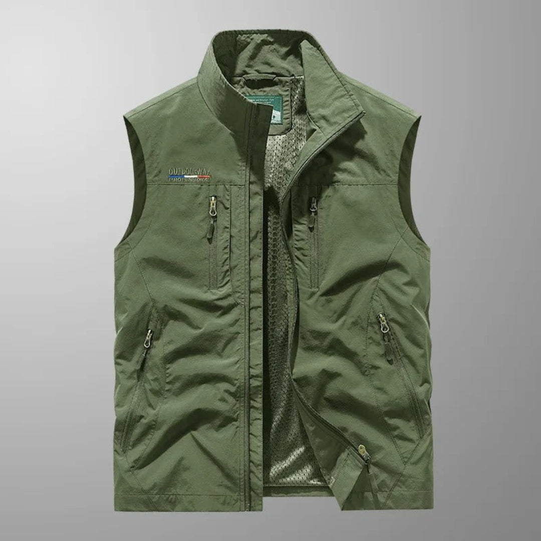 LAURENT MONACO | VESTE UTILE ZIPPÉE POUR HOMMES
