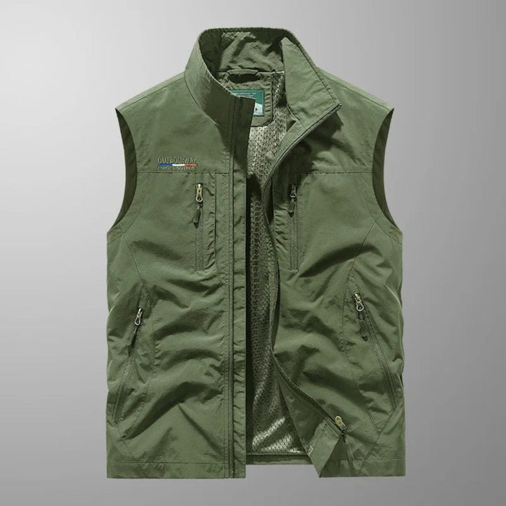 LAURENT MONACO | VESTE UTILE ZIPPÉE POUR HOMMES
